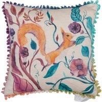 Voyage Maison Timmy Squirrel Feather Boudoir Filled Cushion 30cm x 30cm Linen