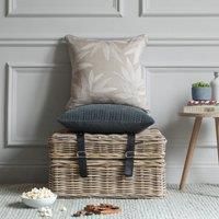 Voyage Maison Silverwood Digitally Printed Feather Filled Cushion 50cm x 50cm Snow