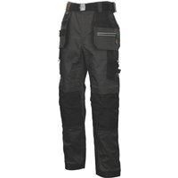 Scruffs Pro Flex Holster Trousers Mens Flexible Slim-Fit Heavy Duty - Free Belt