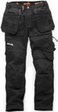 Scruffs Womens Trade Flex Holster Trousers Black Various Sizes Ladies Work Wear