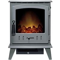 Adam Aviemore Electric Stove in GREY Enamel 21605