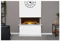 Adam Fires & Fireplaces Adam Sahara Electric Inset Media Wall Fire With Remote Control,750Mm