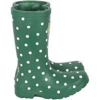 Something Different Wellington Boots Planter (One Size) (Dark Green)