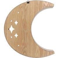 Something Different Wooden Crescent Moon Wall Shelf (One Size) (Brown)