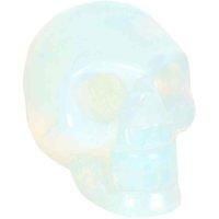 Something Different Wholesale Opalite Crystal Skull - Love, Hope, and Generosity Stone | Palm-sized Desk Accessory Crystal