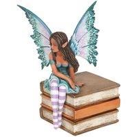Something Different Wholesale Amy Brown Fairy Figurine: Collectible Fantasy Art, 19cm Watercolour Book Fairy Sculpture, Purple and Teal Resin Statue - Magical Realms Display Piece