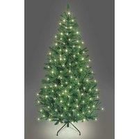 Green Christmas Tree Pre-Lit LED Lights Bushy Pine Outdoor XMAS Home Decor 12FT