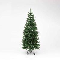 Slim Christmas Tree Pencil Tips Green Artificial Bushy Pine XMAS Home Decor 8FT