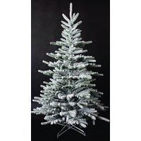 SHATCHI Californian Pine Snow Covered Green Tips Bushy Artificial Plain Christmas Tree Holiday Deluxe Xmas Festive Home Decorations, PVC, 6FT
