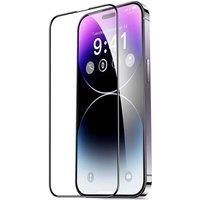 SHATCHI Privacy Screen Protector for iPhone 15 Pro Max 6.7-Inch, Anti-Spy Tempered Glass Film 9H Full Coverage Screen Guard Bubble-Free Case Friendly Clear