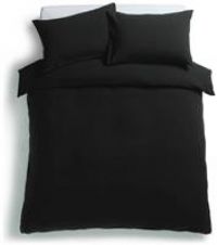 Habitat Washed Charcoal Grey Stonewashed Bedding Set- Double