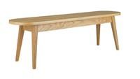 Habitat Etta 3 Seater Dining Bench  Oak