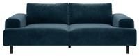 Habitat Julien 3 Seater Velvet Sofa - Navy