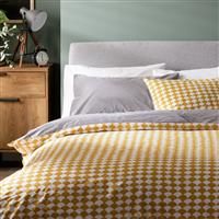 Habitat Scallop Reversible Bedding Set - Kingsize - Yellow