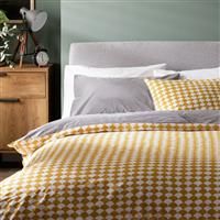 Habitat Scallop Reversible Bedding Set - Double - Yellow