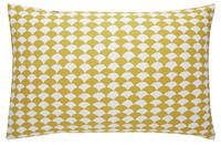 Habitat Scallop Cotton Standard Pillowcase Pair - Mustard