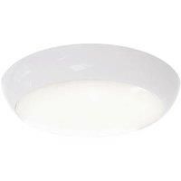 Ansell Disco Slim Indoor & Outdoor Round LED Wall / Ceiling Light White 13W 1027-1083lm (594PG)