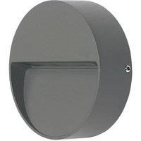 4lite Outdoor LED Surface Low-Level Wall Light IP54 5w 128lm Graphite - Cool White