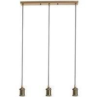 4lite Decorative Bar Pendant Antique Brass (412TV)