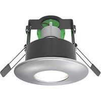4Lite WiZ Connected SMART LED IP65 GU10 Fire Rated Downlight Chrome WiFi & Bluet