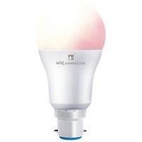 4lite WiZ Connected LED Smart A60 Bulb Wifi & Bluetooth BC (B22) Colour Changing, Tuneable White & Dimmable - 4 Pack