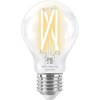 4lite Wiz Connected Smart A60 E27 Filament Bulb Clear - Twin Pack, Clear