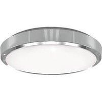 4lite LED Wall/Ceiling Light with Microwave Sensor Chrome 18W 1847lm (398KK)