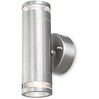 4lite Marinus Outdoor IP44 Up/Down Wall Light Stainless Steel (462RR)