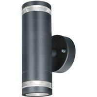 4lite Marinus Outdoor IP44 Up/Down Wall Light Anthracite (481RR)