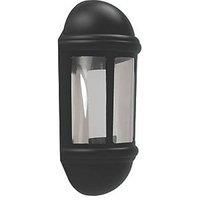 Outdoor LED Wall Lantern Security Garden Light Black Corrosion Resistant 400Lm