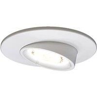 4lite Tilt Fire Rated GU10 Fire Rated Downlight Matt White 6 Pack (525GG)