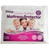 Harwoods Quilted Anti Allergenic Mattress Protector, European Single