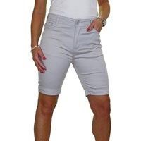 Womens Cotton Chino Shorts Jeans Style Bermuda Day Shorts Spring Summer 14-22