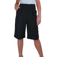 Womens Relaxed Fit High Waisted Day Evening Wide Waistband Shorts  10-22