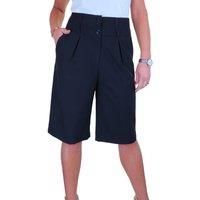 Womens Relaxed Fit High Waisted Shorts Ladies Wide Waistband Summer Shorts