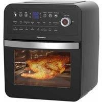 EMtronics Air Fryer Oven Combi, Rotisserie and Grill, Large Family Size 12L with 16 Pre-Set Menus for Oil Free Cooking – Black