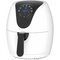 EMtronics EMDAF45LWH Digital Family Size Air Fryer 4.5 Litre with 7 Preset Menus for Oil Free & Low Fat Healthy Cooking, 60-Minute Timer - White