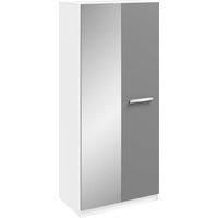 Moritz Double Mirrored Wardrobe White