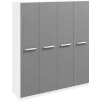 Moritz 4 Door Wardrobe White