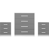 Sudbury 3 Piece Bedroom Furniture Set