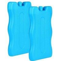 summer essentials 2 pack freezer blocks light green new