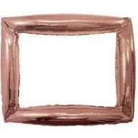 Photo Fram Foil Balloons 87 X 73 Cm Pink  Inflated party props selfie fun