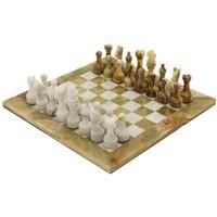 Italfama The Alghero Onyx And Marble Chess Set