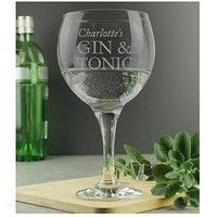 Personalised Large Gin Glass