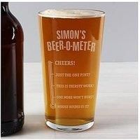 BeerOMeter Pint Glass