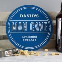 Personalised Man Cave Heritage Plaque