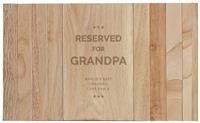 Personalised Reserved For Wooden Sofa Tray