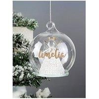 Personalised Angel Led Bauble