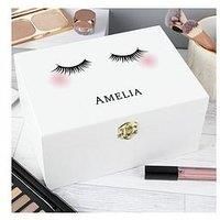 The Personalised Memento Company Personalised Eyelashes Make Up Box