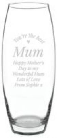 Personalised Message You Are The Best Bullet Vase